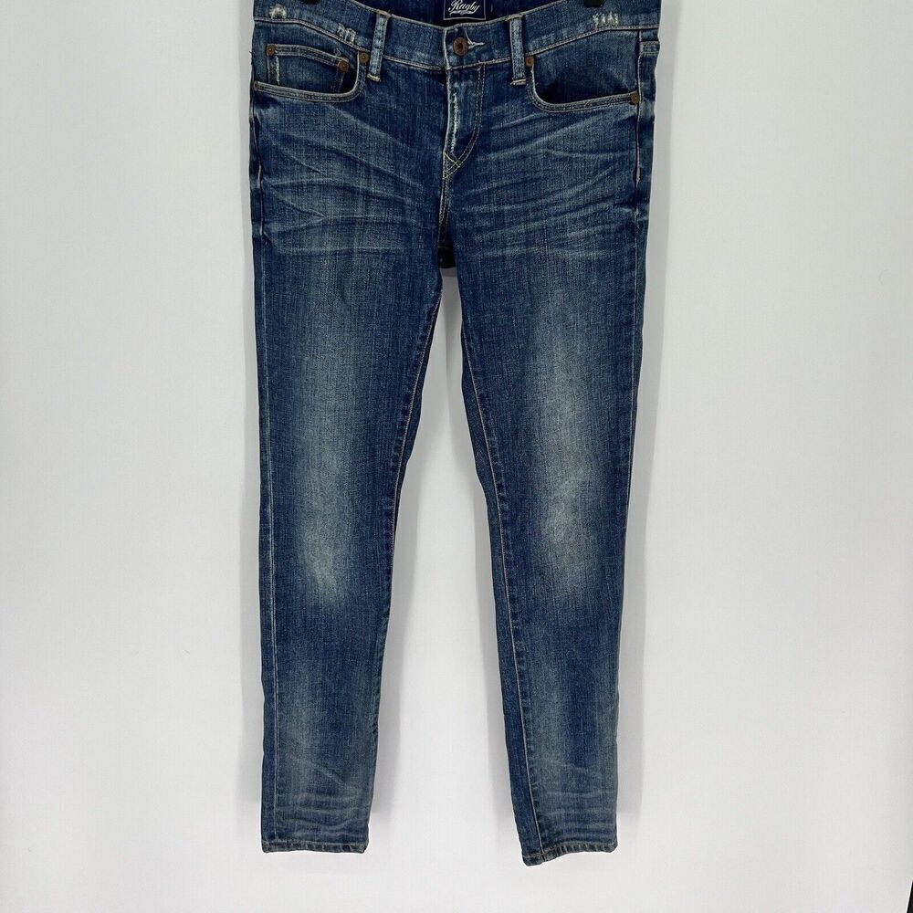 Ralph Lauren Rugby Super Skinny Distressed Blue Jeans Size 28 READ